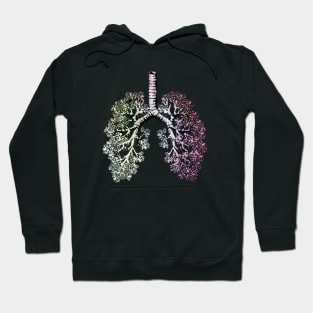 Lung Anatomy / Cancer Awareness 6 Hoodie